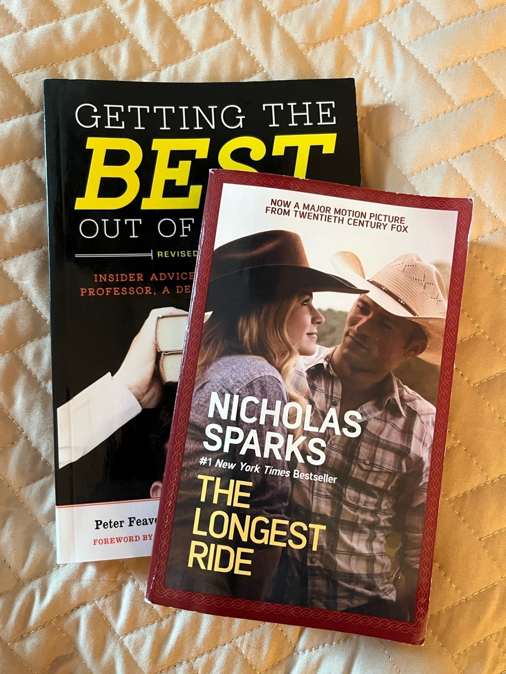 book bundle - getting the best out of college & the longest ride